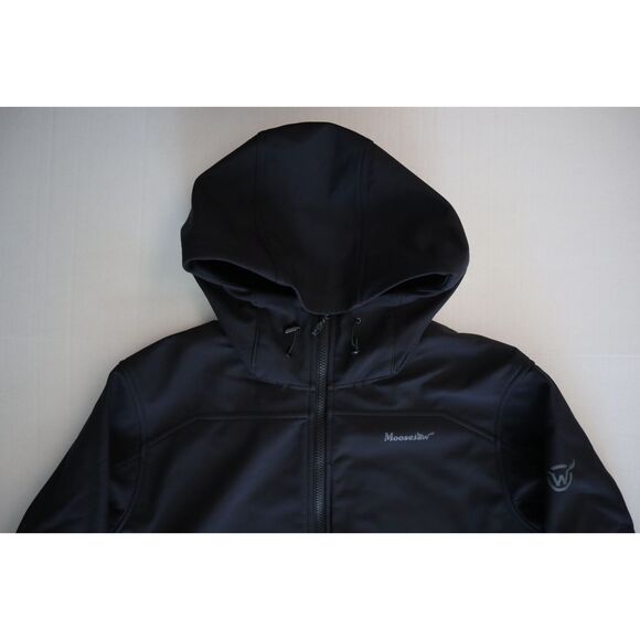 Moosejaw 7725968 Men's Sz Small Black Hooded Softshell Jacket - Picture 9 of 14